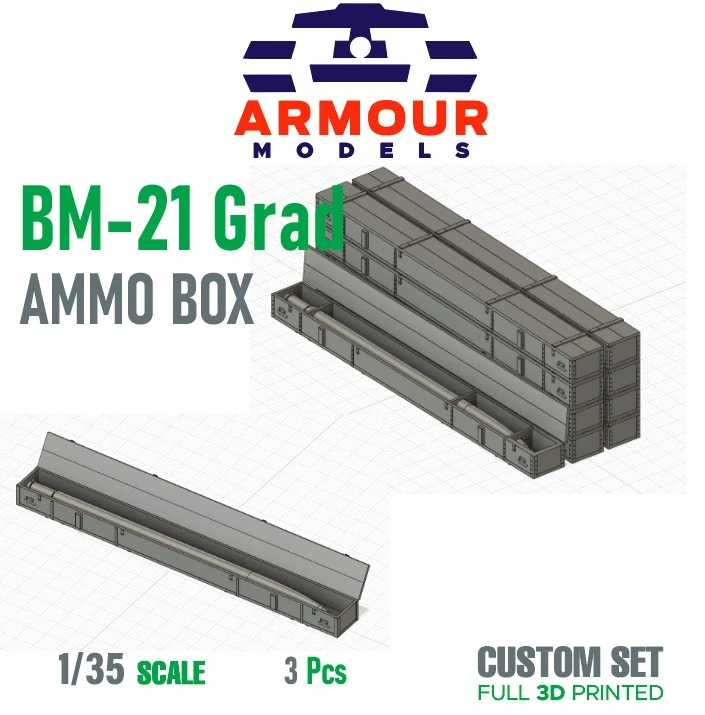 1:35 BM-21 Grad krabice na rakety